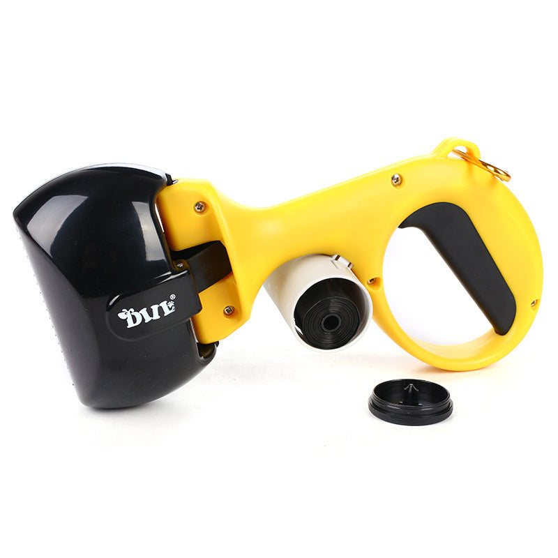Portable Dog Poop Scooper with Waste Bag Dispenser for Quick Cleanup