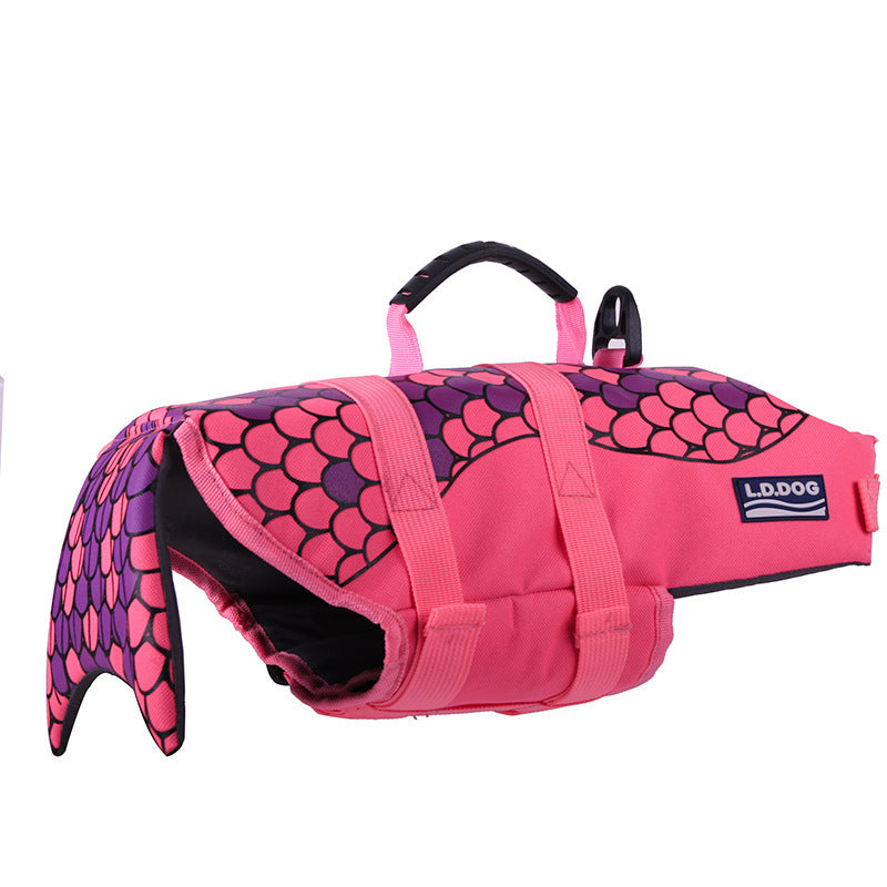 Mermaid Shark Dog Life Vest