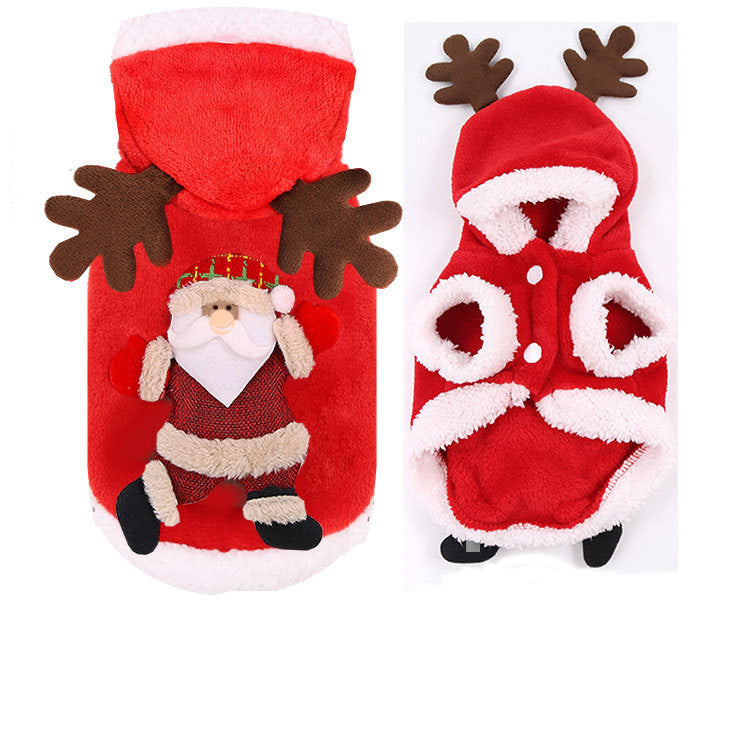 Soft Knitted Four-Leg Dog Pajamas for Cozy Comfort