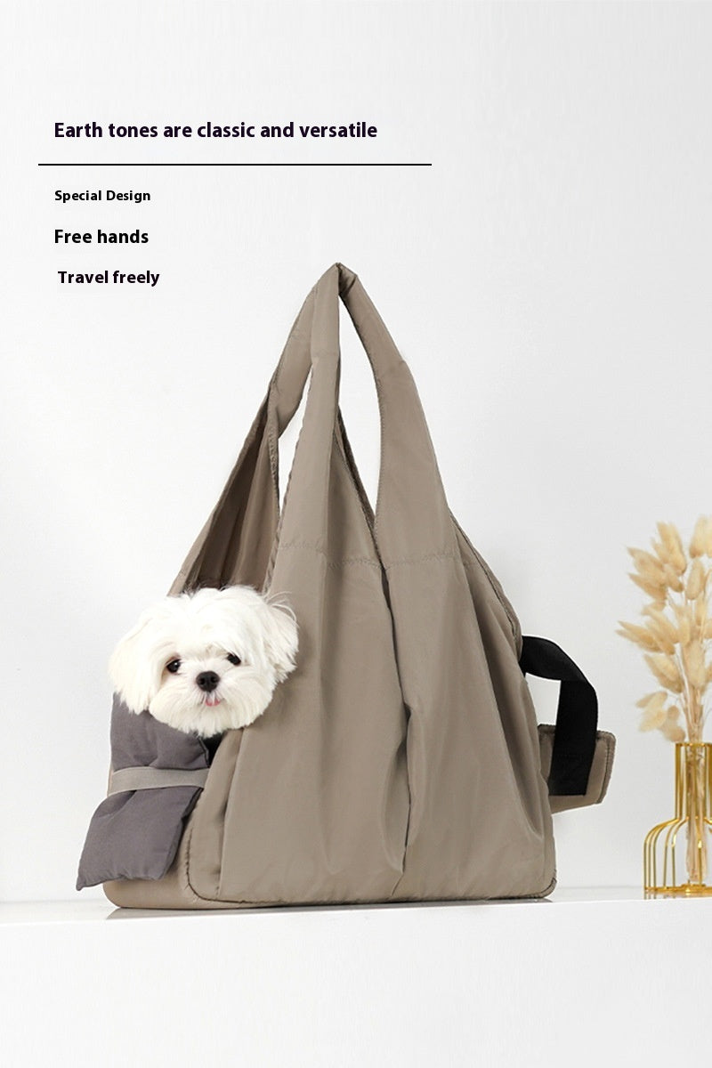 Outdoor Portable And Versatile Pet Summer Breathable Handbag