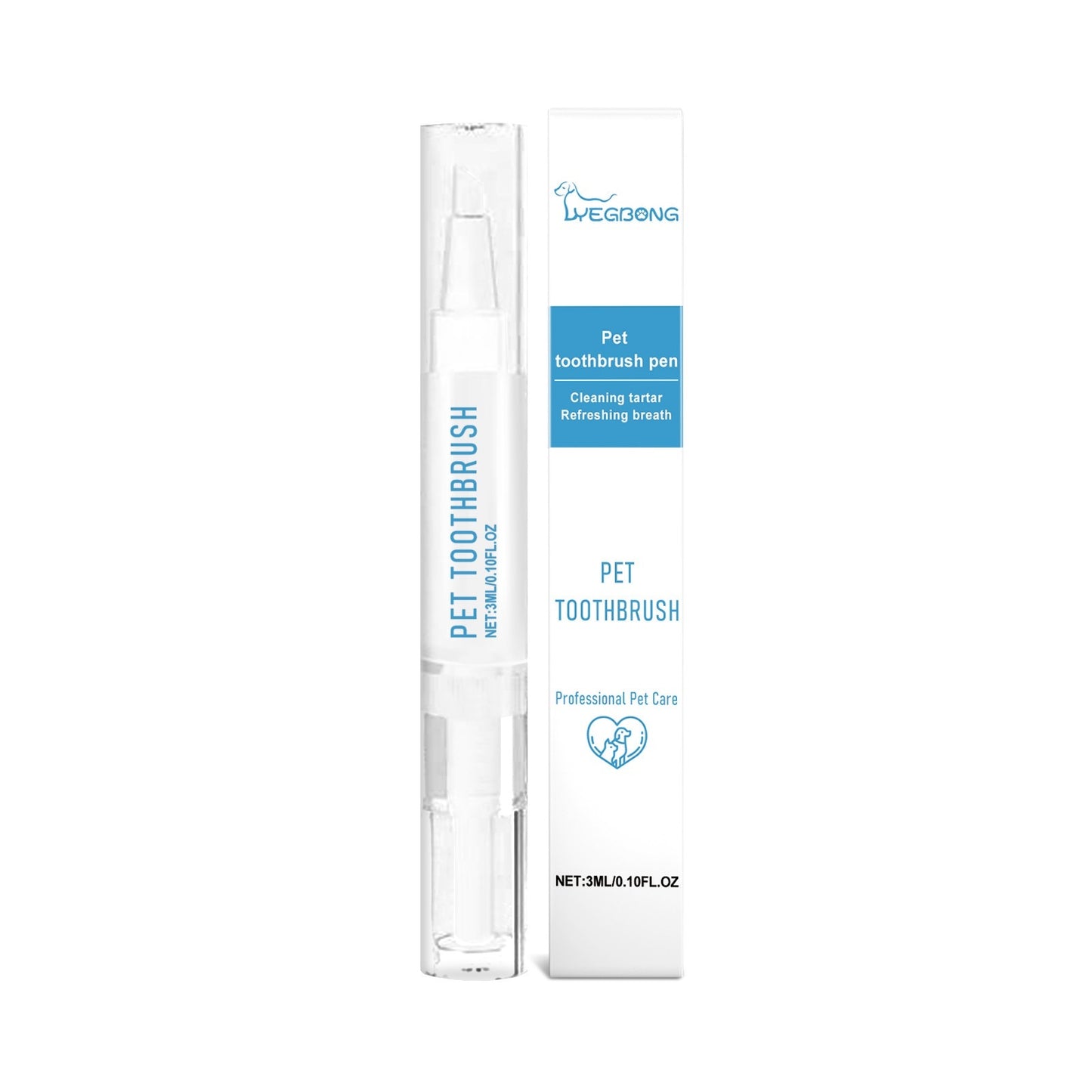 Soft Care Pet Toothbrush Pen – Gentle Daily Dental Solution for Dogs & Cats