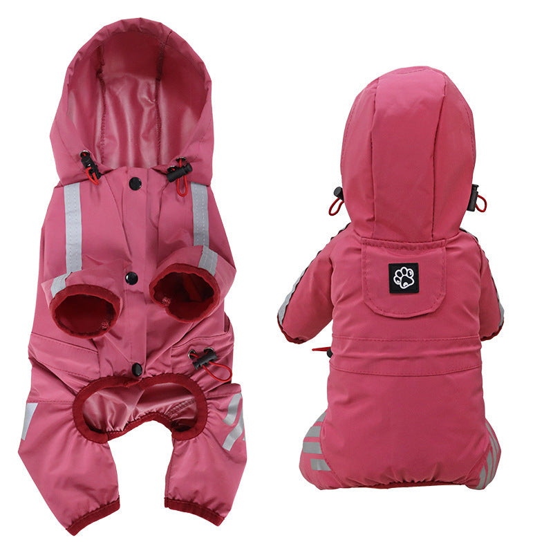 Waterproof Dog Raincoat with Full Coverage for All-Weather Protection
