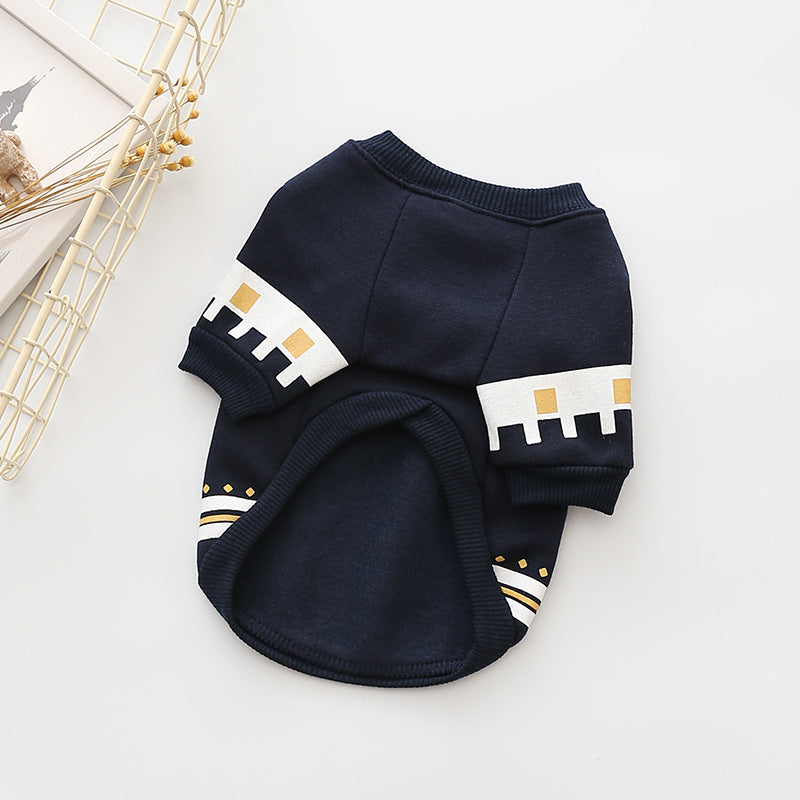 Casual Cotton Sweater for Pets Comfortable National Style Pet Clothing