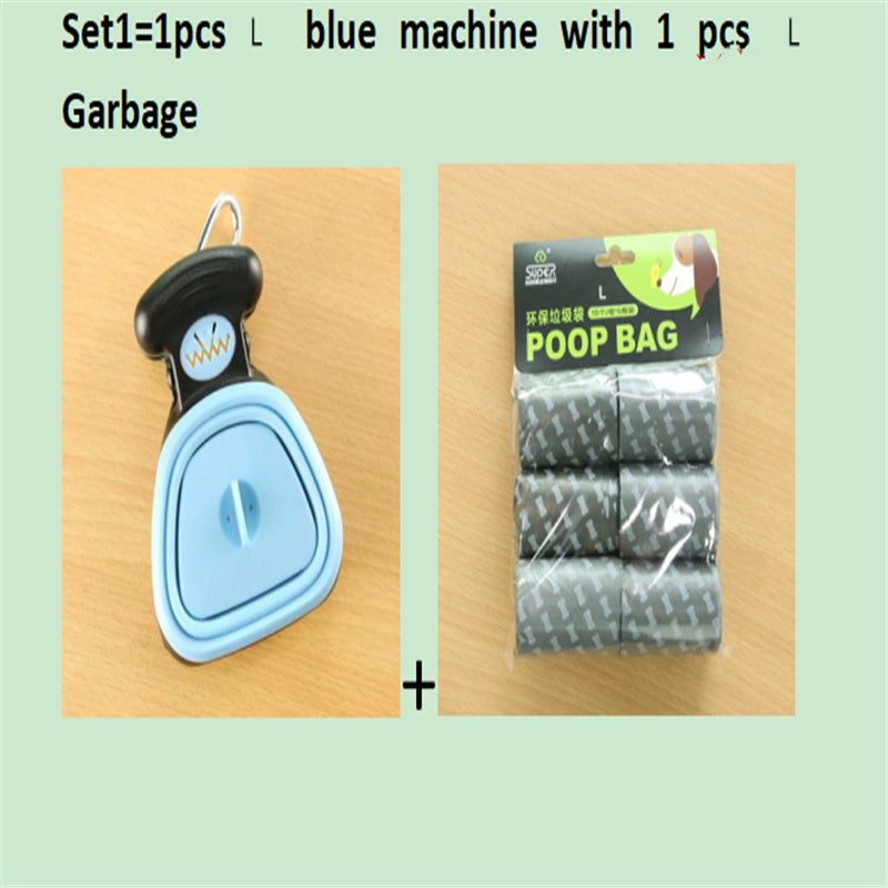 Foldable Dog Pooper Scooper with Waste Bags