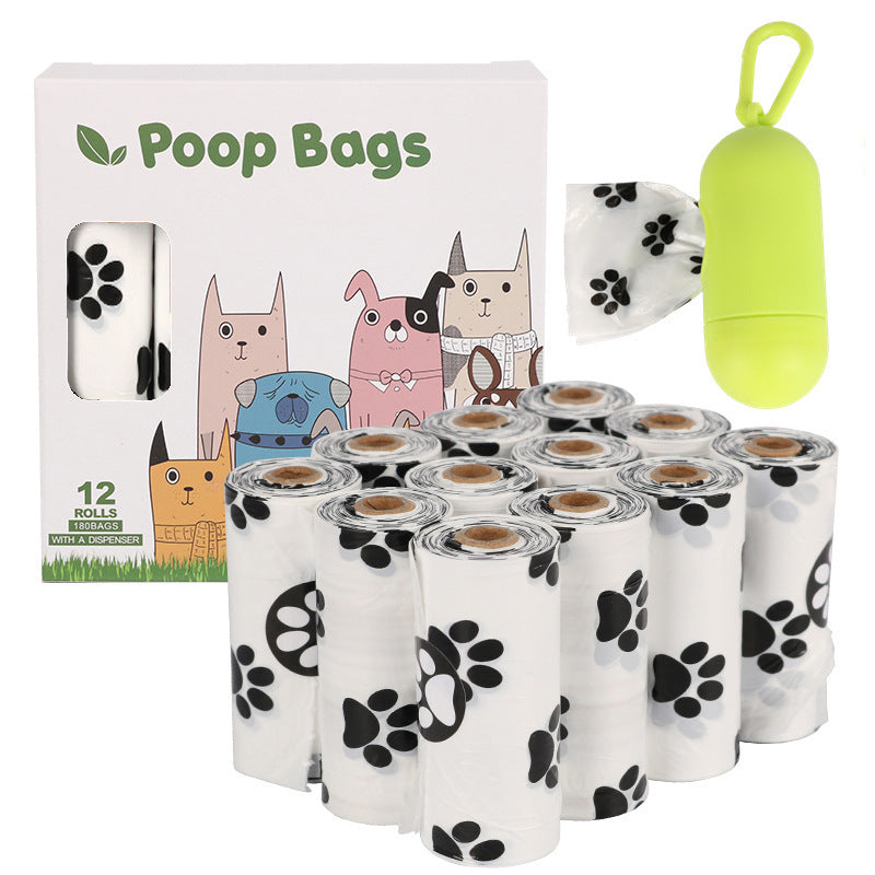 Biodegradable Dog Poop Bags with Dispenser