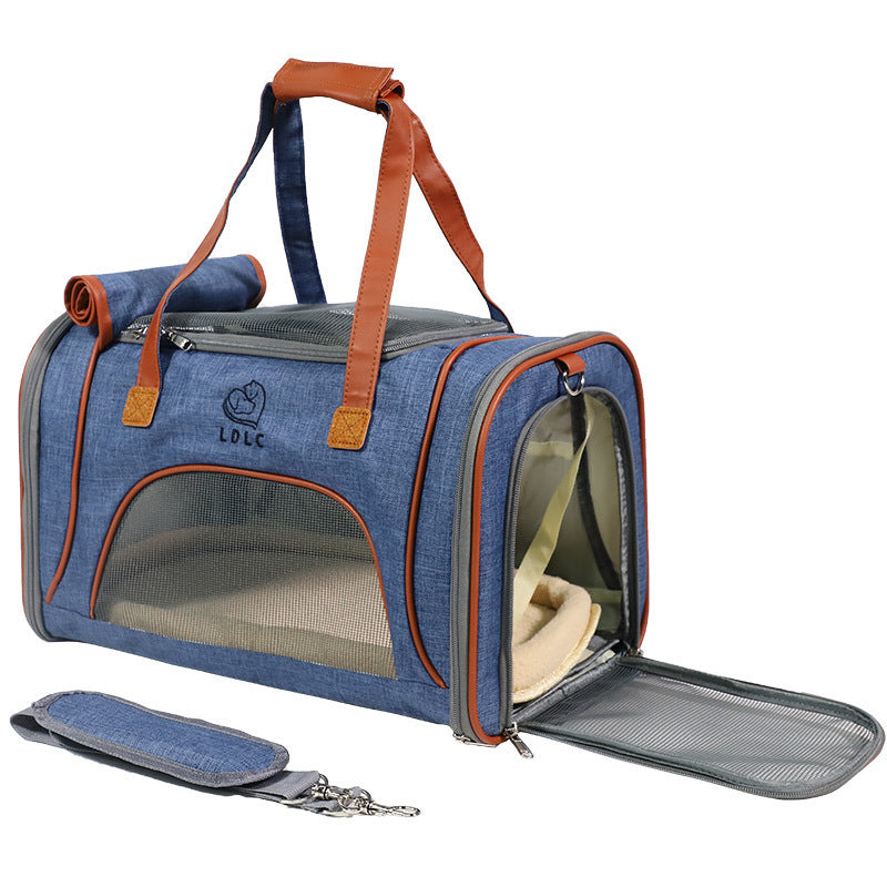Stylish Pet Carry Bag for Travel Convenient Handbag