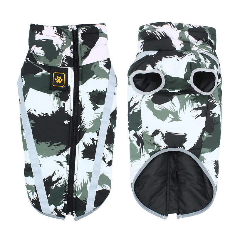 Casual Warm Pet Clothes for Dogs in Polyester and Cotton