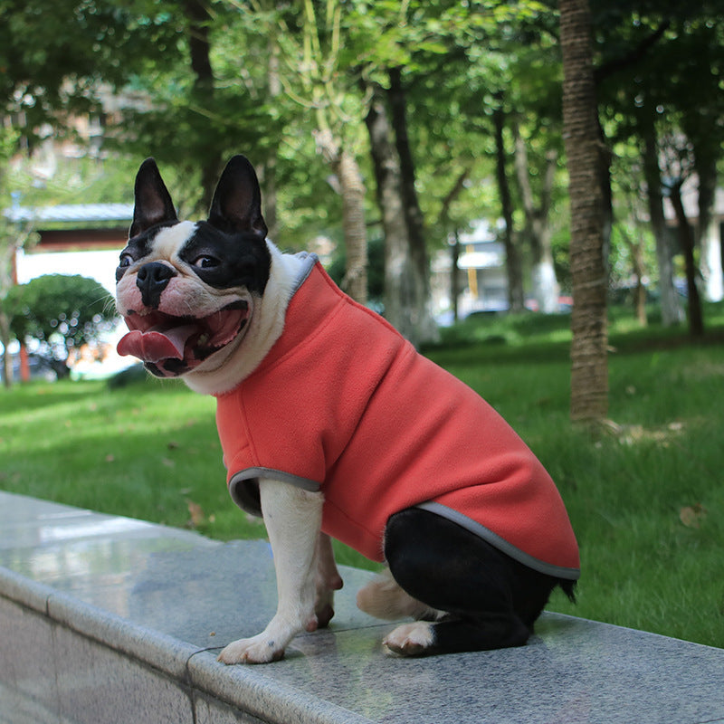 Fleece Pet Sweater - Cozy & Warm Winter Dog Outfit