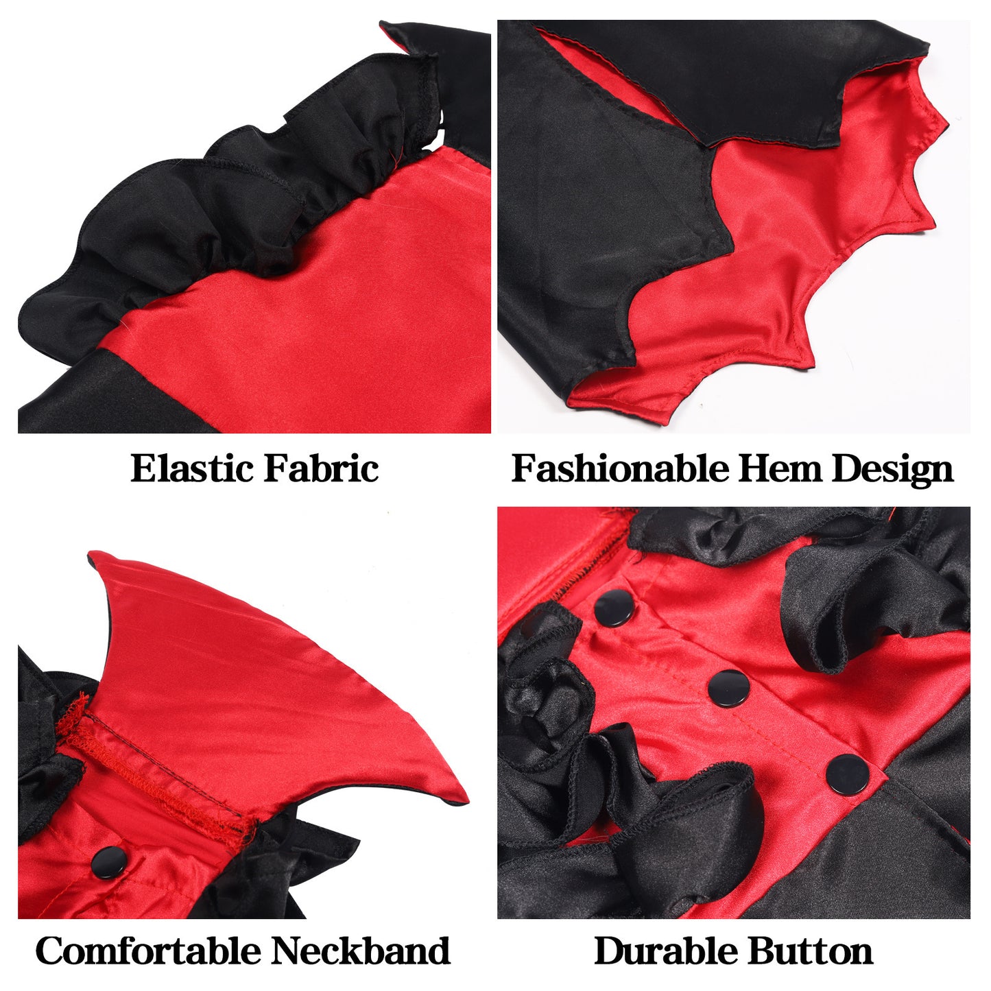 Cat Halloween Vampire Costume Pet Transformation Outfit for Spooky Season