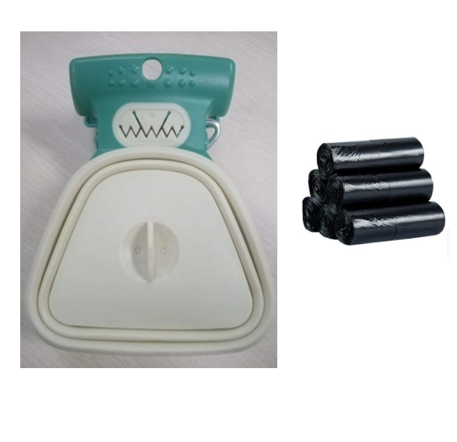 Foldable Dog Poop Bag Dispenser for Easy Waste Disposal