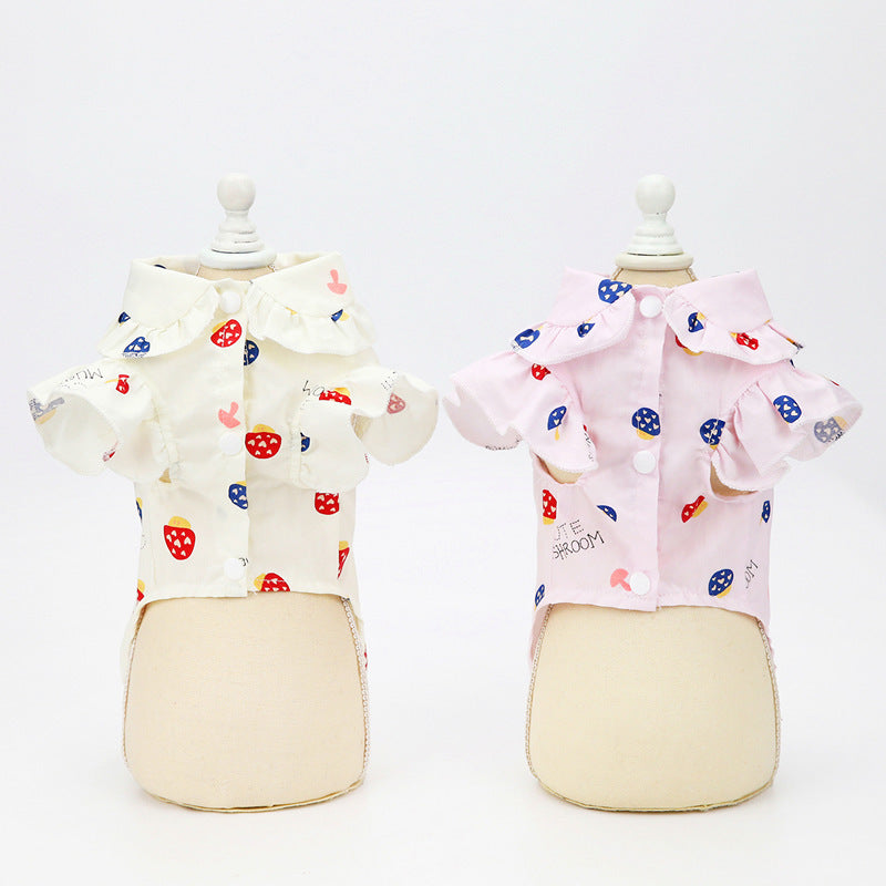 Lightweight Cotton Puppy Shirt for Summer Comfort