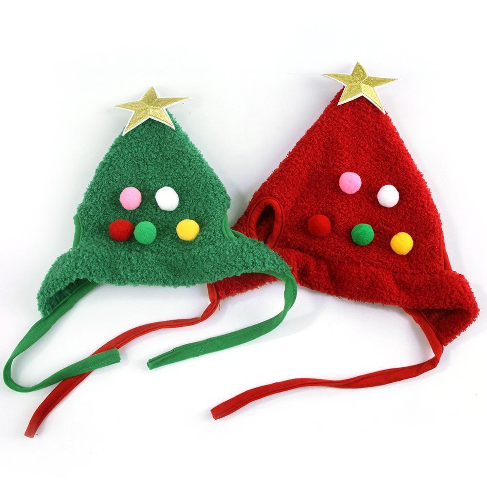 Christmas Tree Hat for Dogs and Cats