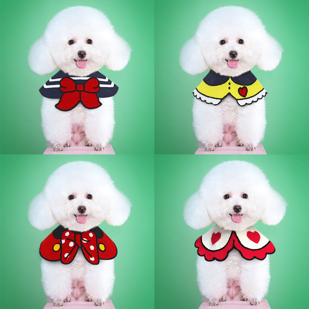 Cute Pet Collar Scarf for Small Dogs and Cats Attractive Puppy Accessories