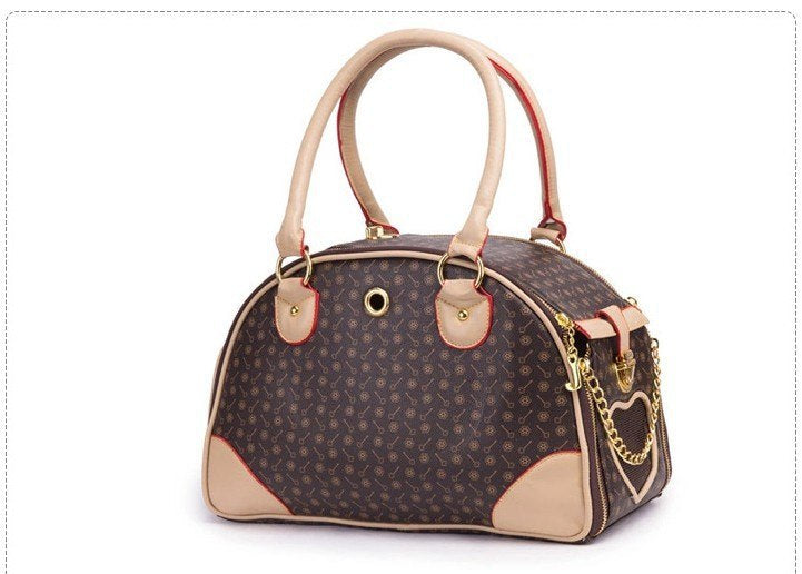 Stylish Anti Squeeze Pet Travel Bag for Small Dogs and Cats