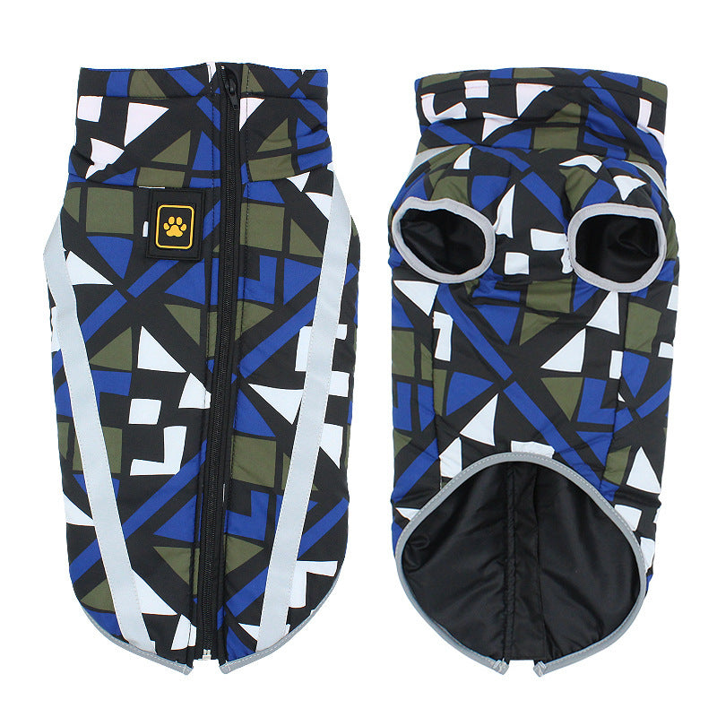 Casual Warm Pet Clothes for Dogs in Polyester and Cotton