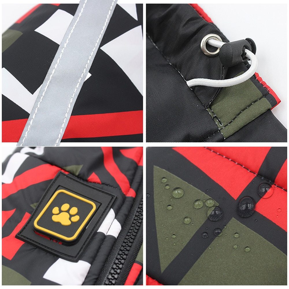 Casual Warm Pet Clothes for Dogs in Polyester and Cotton