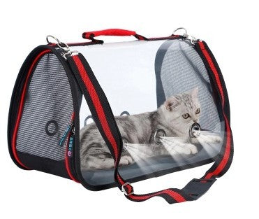 Transparent Acrylic Pet Messenger Bag for Small to Large Pets