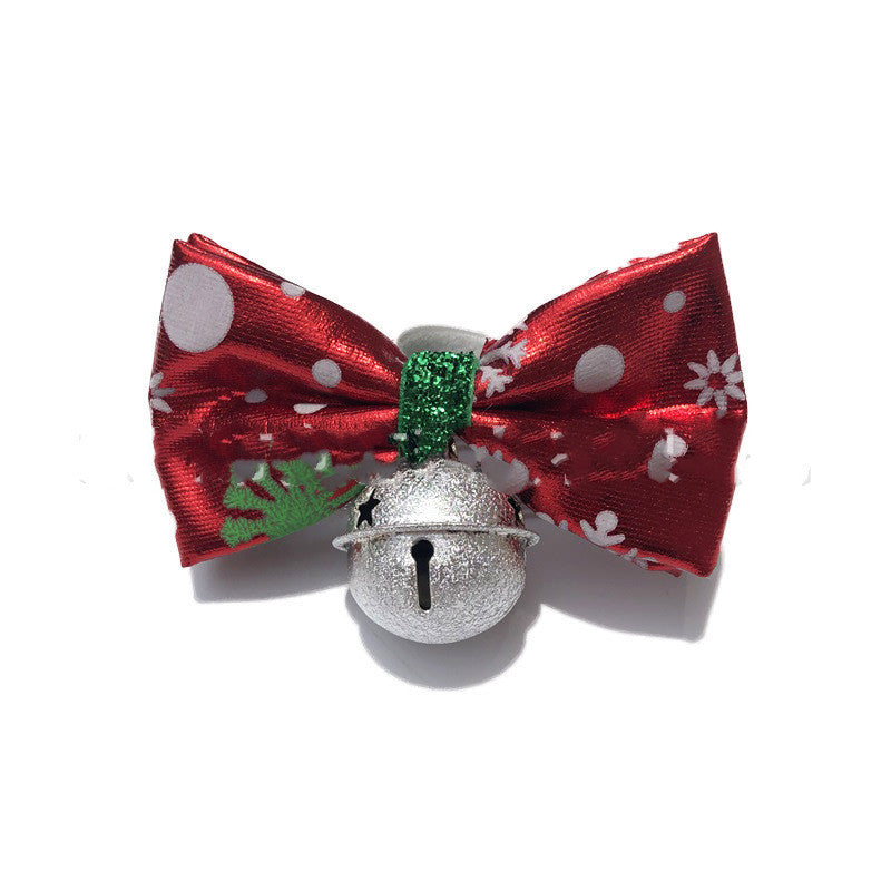 Christmas Pet Hat and Bow Tie Set for Holiday Season