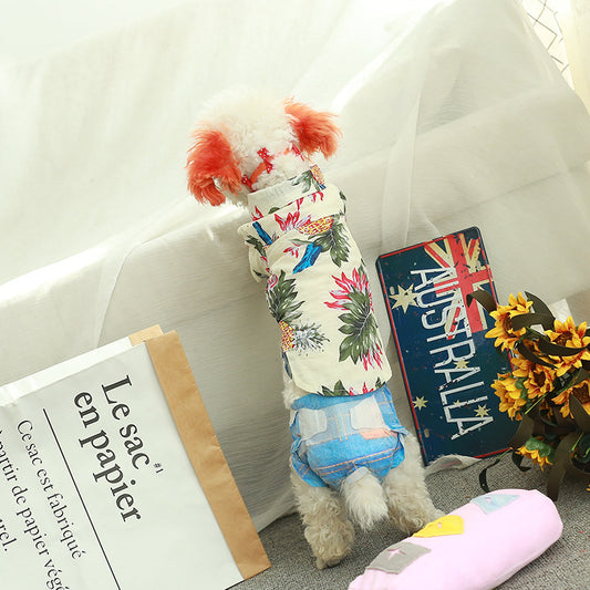 Pet clothes Wei Yi shirt