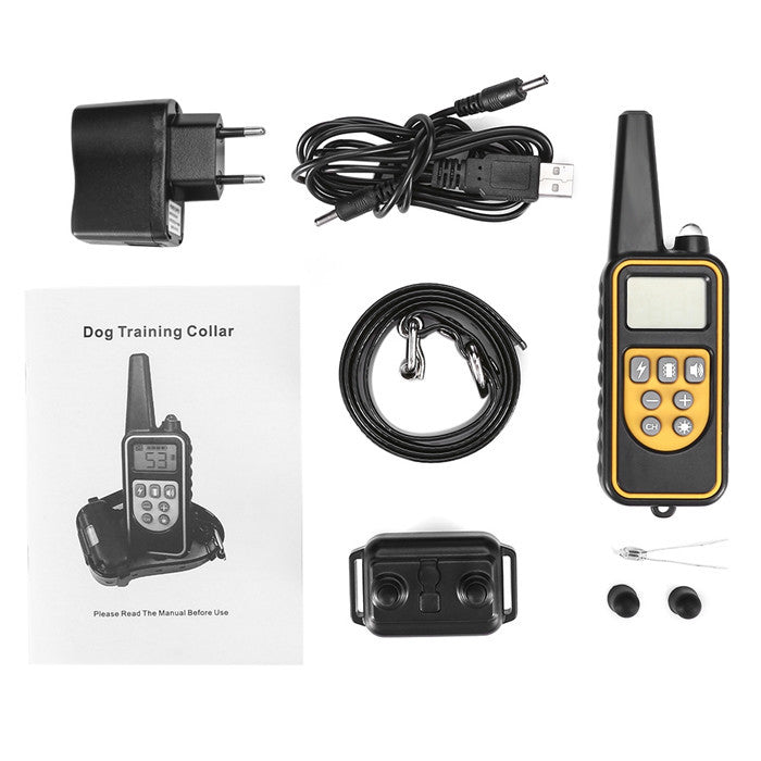800m Electric Dog Training Collar with Anti-Barking Feature