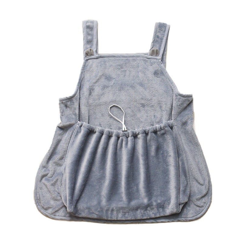 Soft Plush Pet Apron - Anti-Scratch & Non-Stick Fur Camisole