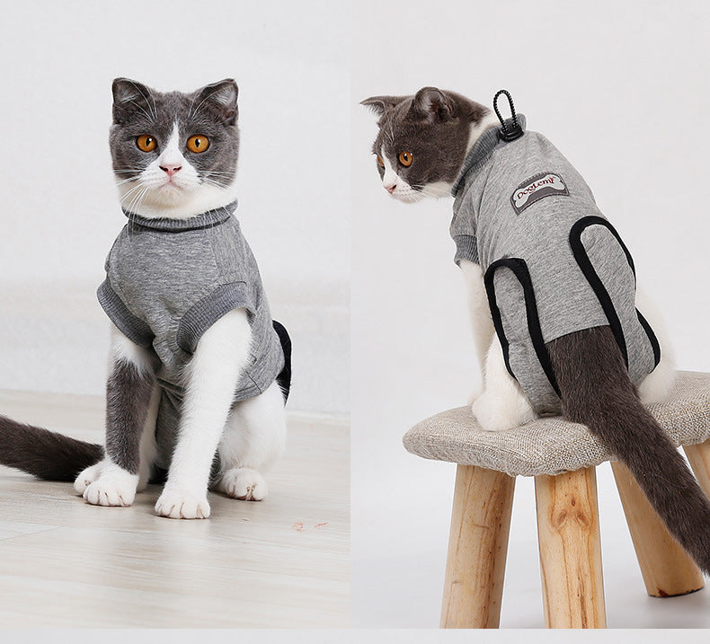 Recovery Suit for Cats Post Surgery Wound Healing Anti-Licking Clothing