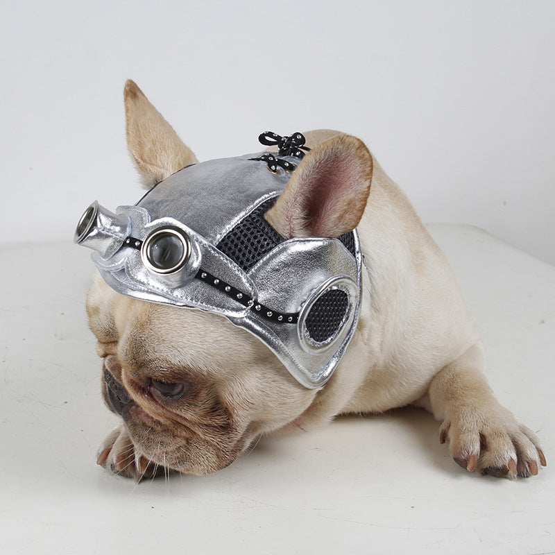 Stylish Pilot Hat for Cats and Dogs with Adjustable Fit