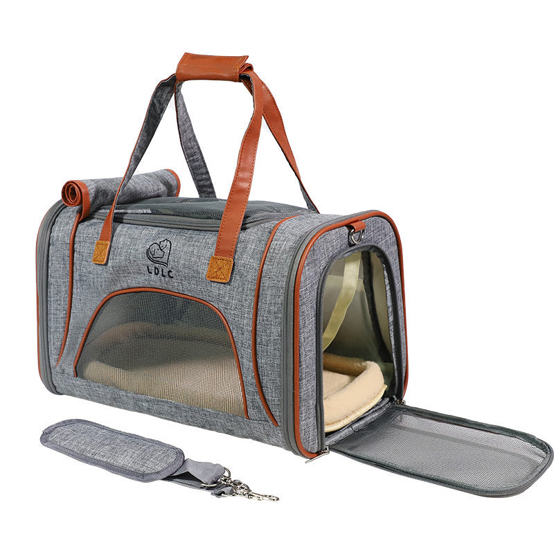 Stylish Pet Carry Bag for Travel Convenient Handbag
