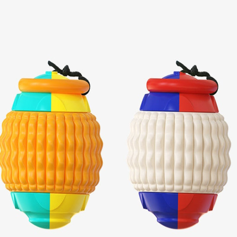 Pet Draw Rope Hand Throwing Ball ABS Grinding Teeth Resistant Chew Dog Training Ball