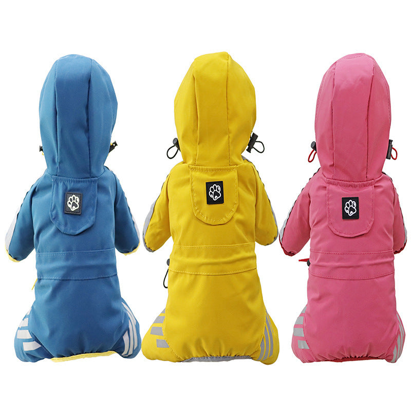 Waterproof Dog Raincoat with Full Coverage for All-Weather Protection