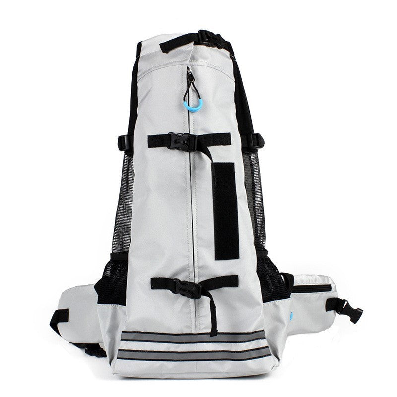Expandable Pet Backpack Carrier Breathable Travel Bag