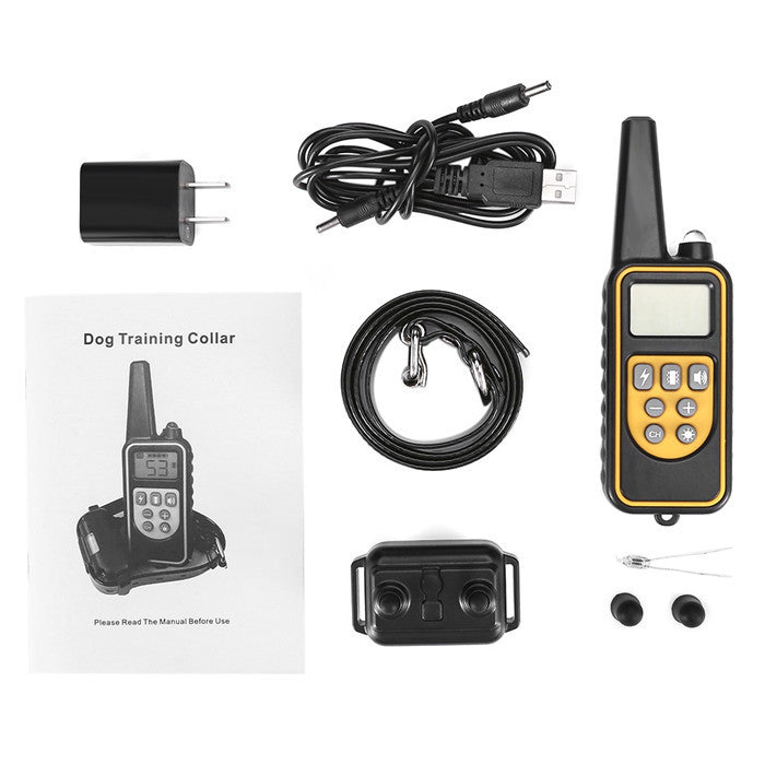 800m Electric Dog Training Collar with Anti-Barking Feature