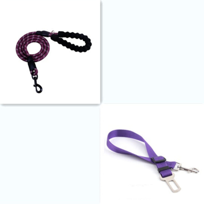 Reflective Dog Leash – Nylon Rope for Walking and Training Dogs