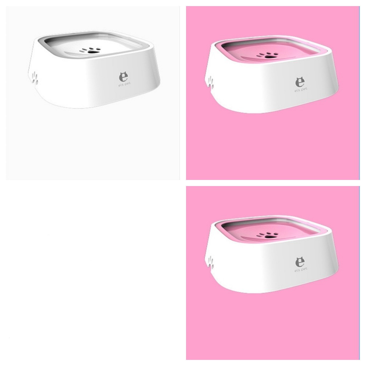 1.5L Floating Pet Water Bowl – Anti-Overflow Slow Feeder
