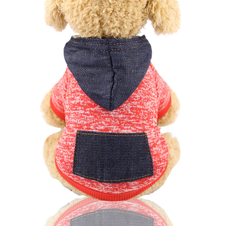 Stylish Cat Clothing with Pocket Design Comfortable Pet Sweater