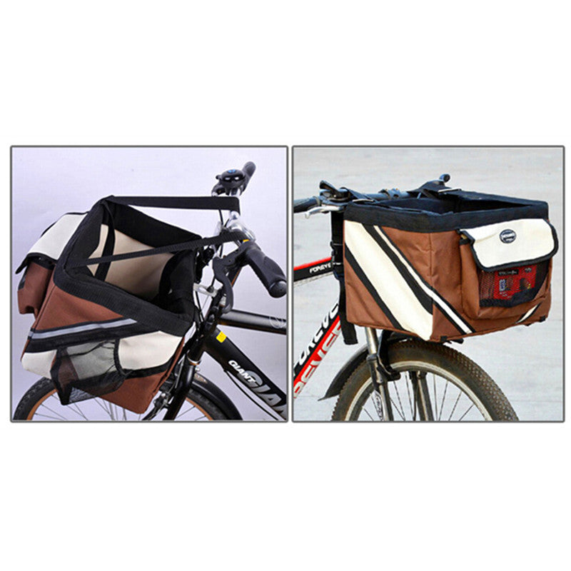 Portable Dog Bicycle Carrier Seat for Small Dogs