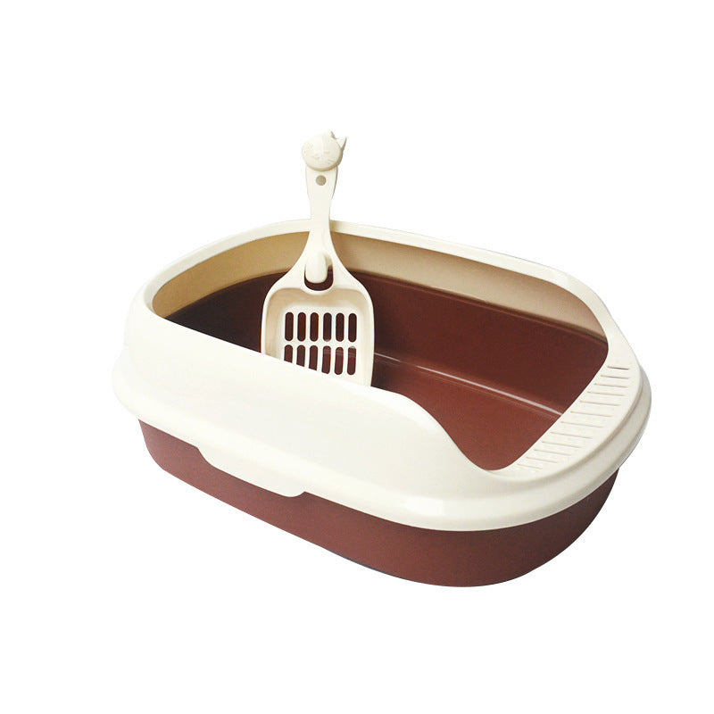 High Sided Cat Litter Box with Shovel