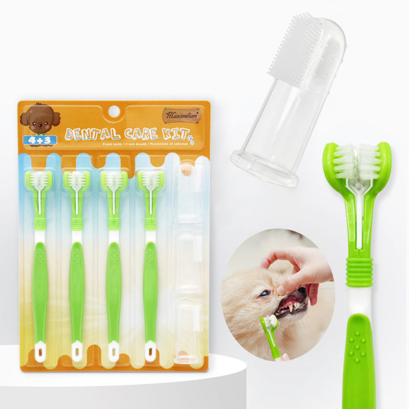 Best Dog Toothbrush with Silicone Finger Brush for Easy Cleaning