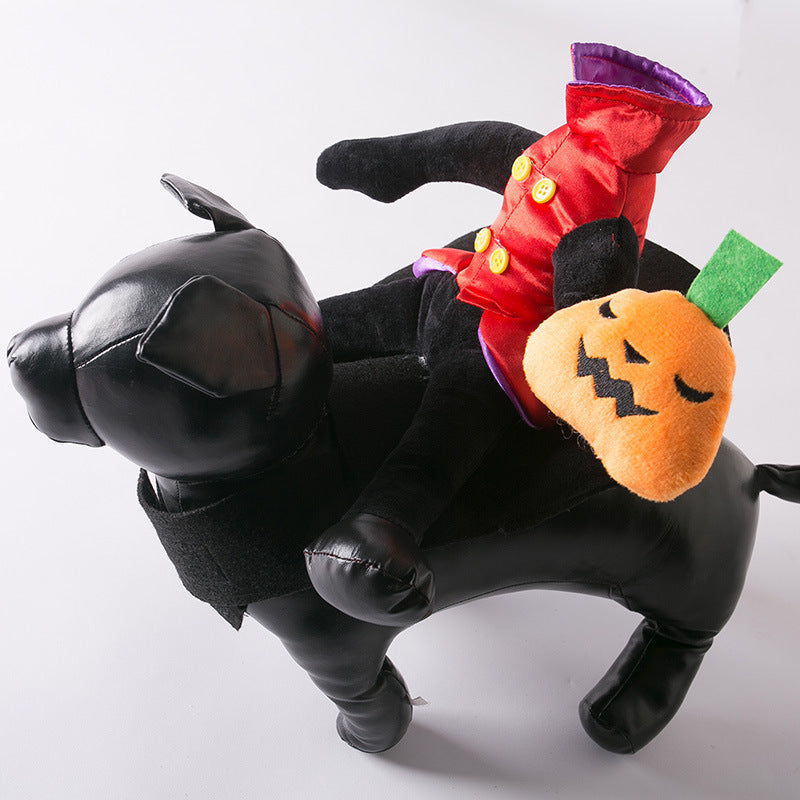 Halloween Dog Costume Funny Headless Pet Outfit