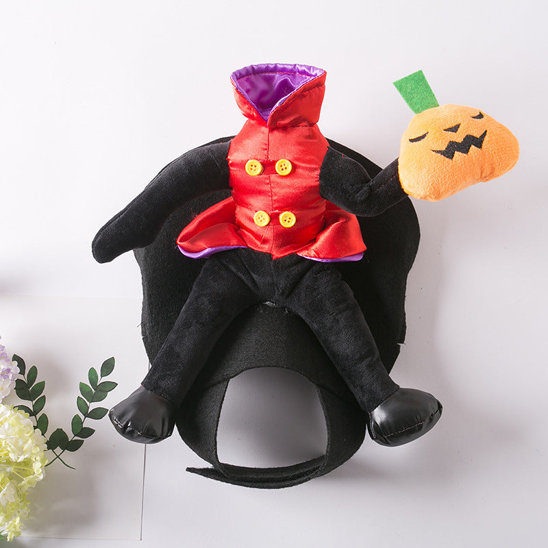 Halloween Dog Costume Funny Headless Pet Outfit