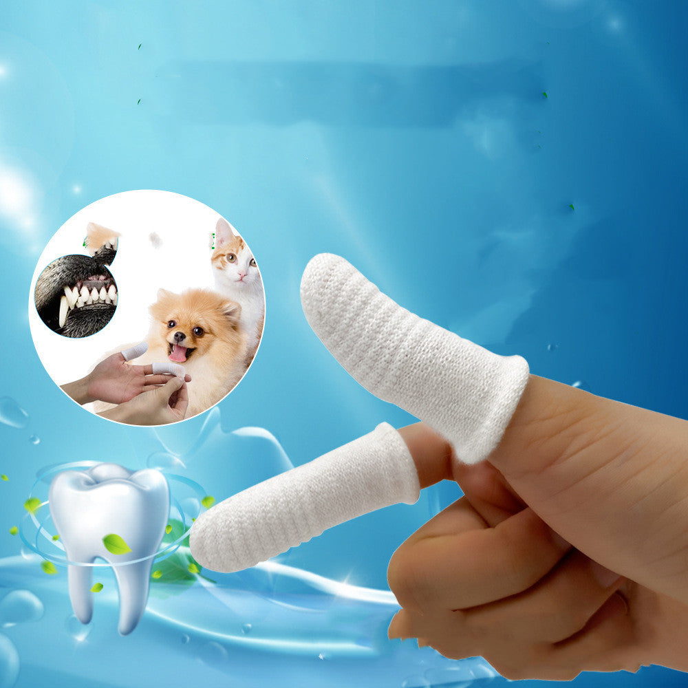 Pet Finger Toothbrush for Oral Hygiene