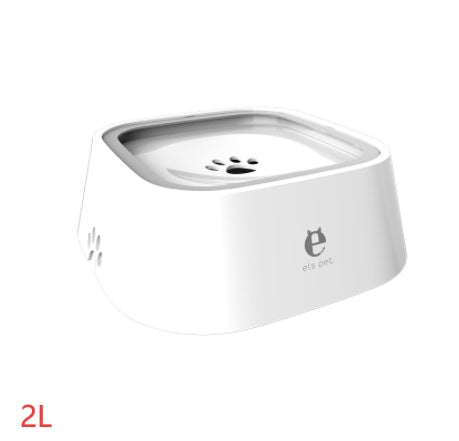 1.5L Floating Pet Water Bowl – Anti-Overflow Slow Feeder