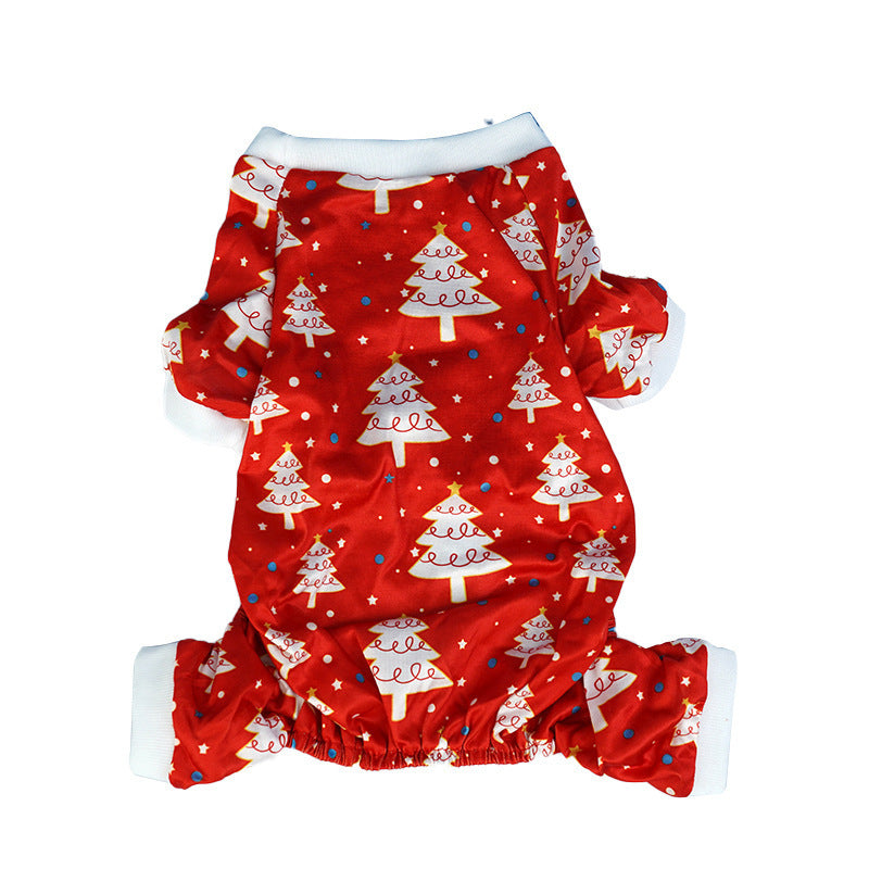 Festive Pet Christmas Clothes Red and Green Holiday Outfit for Dogs and Cats