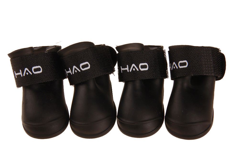 Waterproof Cartoon Pet Dog Shoes Candy Rain Boots