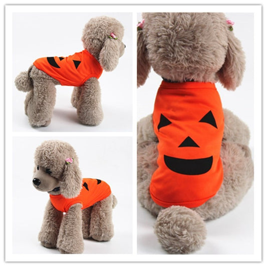 Halloween Pet Pumpkin Clothes – Cute and Comfortable Dog & Cat Costume