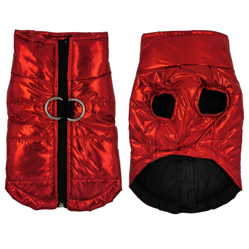 Cotton Vest Waterproof Dog Jacket for All Seasons