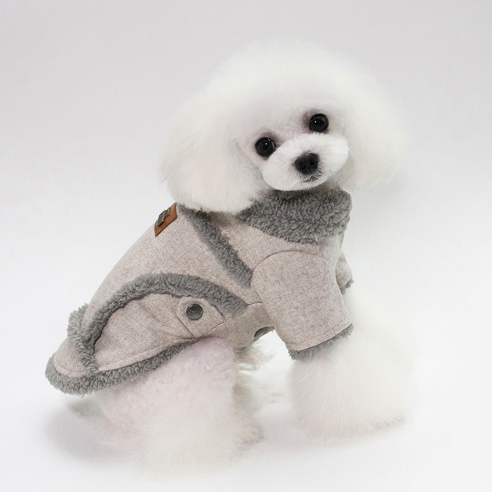 Winter Dog Coat for French Bulldogs Thick Warm Jacket for Small Dogs