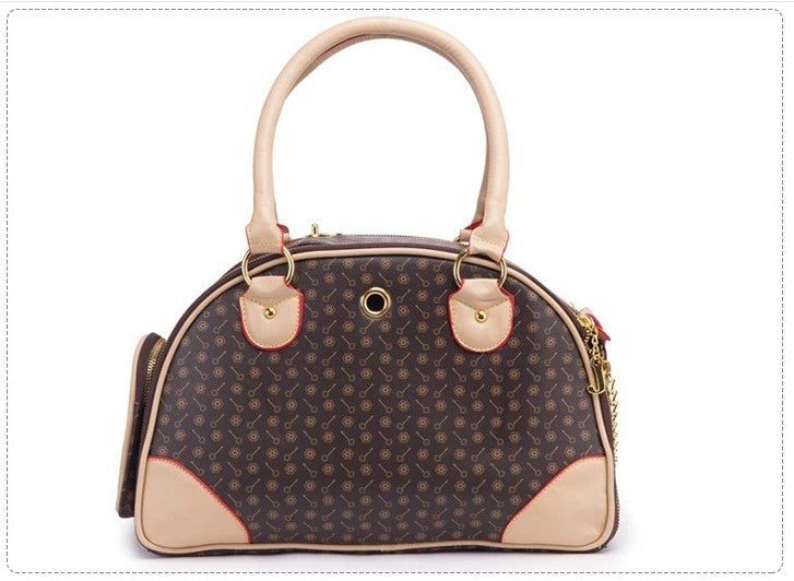 Stylish Anti Squeeze Pet Travel Bag for Small Dogs and Cats