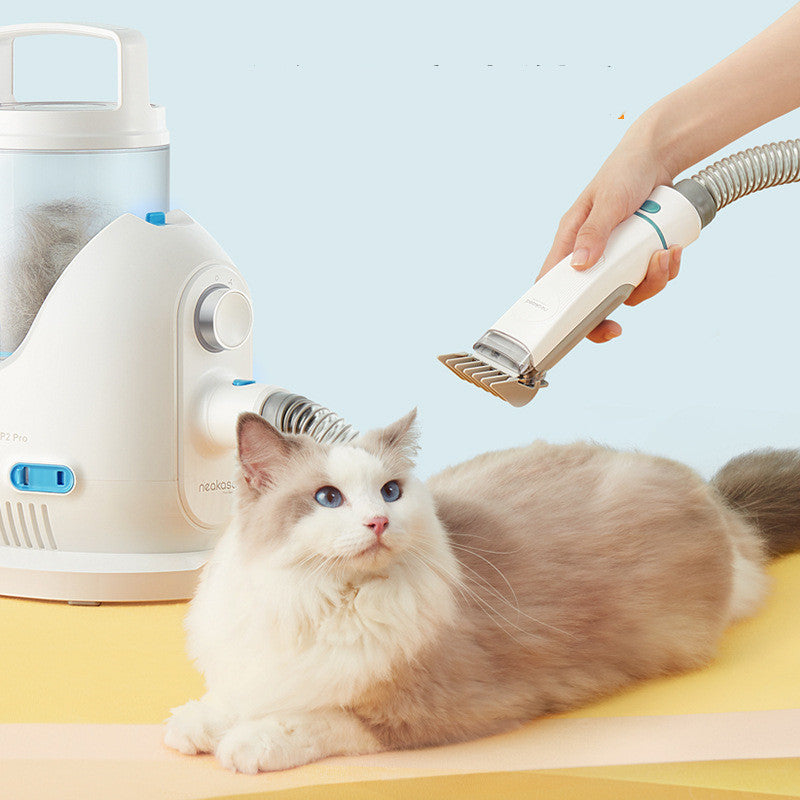 Pet Hair Clipper And Vacuum Grooming Made Easy