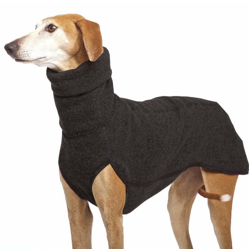 Fashion Trend Big Dog Puppy Clothes – Cozy High Collar Fleece Dog Coat